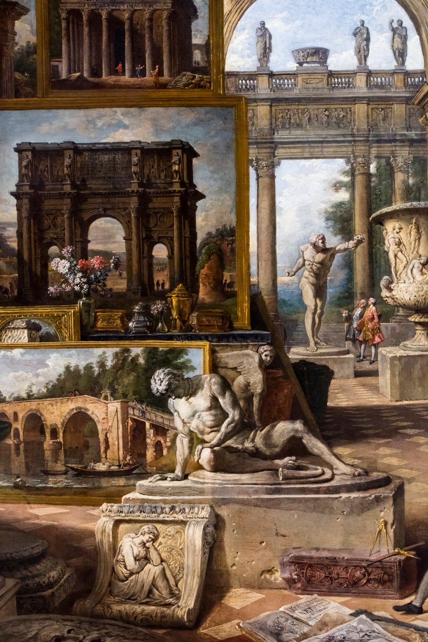 Antikes Rom, um 1754/57 von Giovanni Paolo Pannini or Panini
