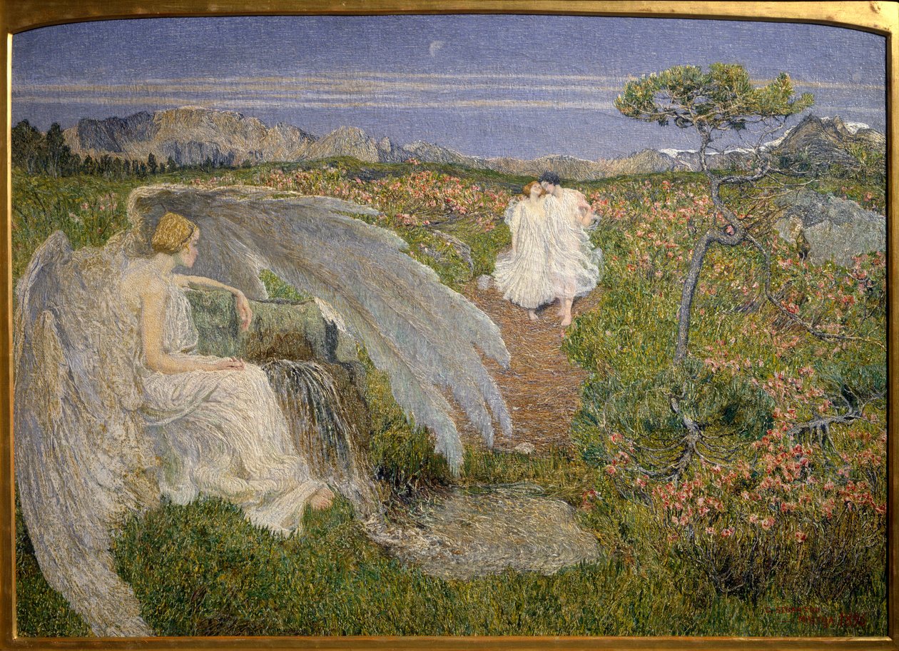 Liebe Quelle des Lebens von Giovanni Segantini