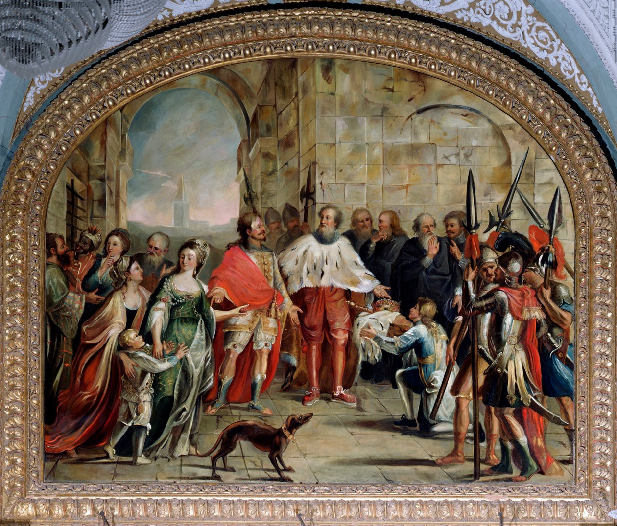Jakob I. von Zypern wird vom Dogen von Genua Leonardo Montaldo im Jahr 1383 freigelassen von Giovanni and Tagliafichi Emanuele David