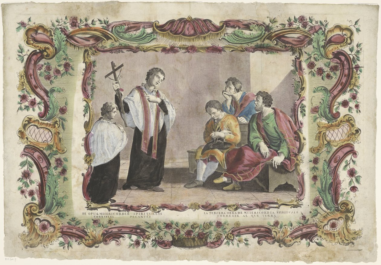 Die Gefangenen besuchen (Die spirituellen Werke der Barmherzigkeit) von Giovanni Volpato