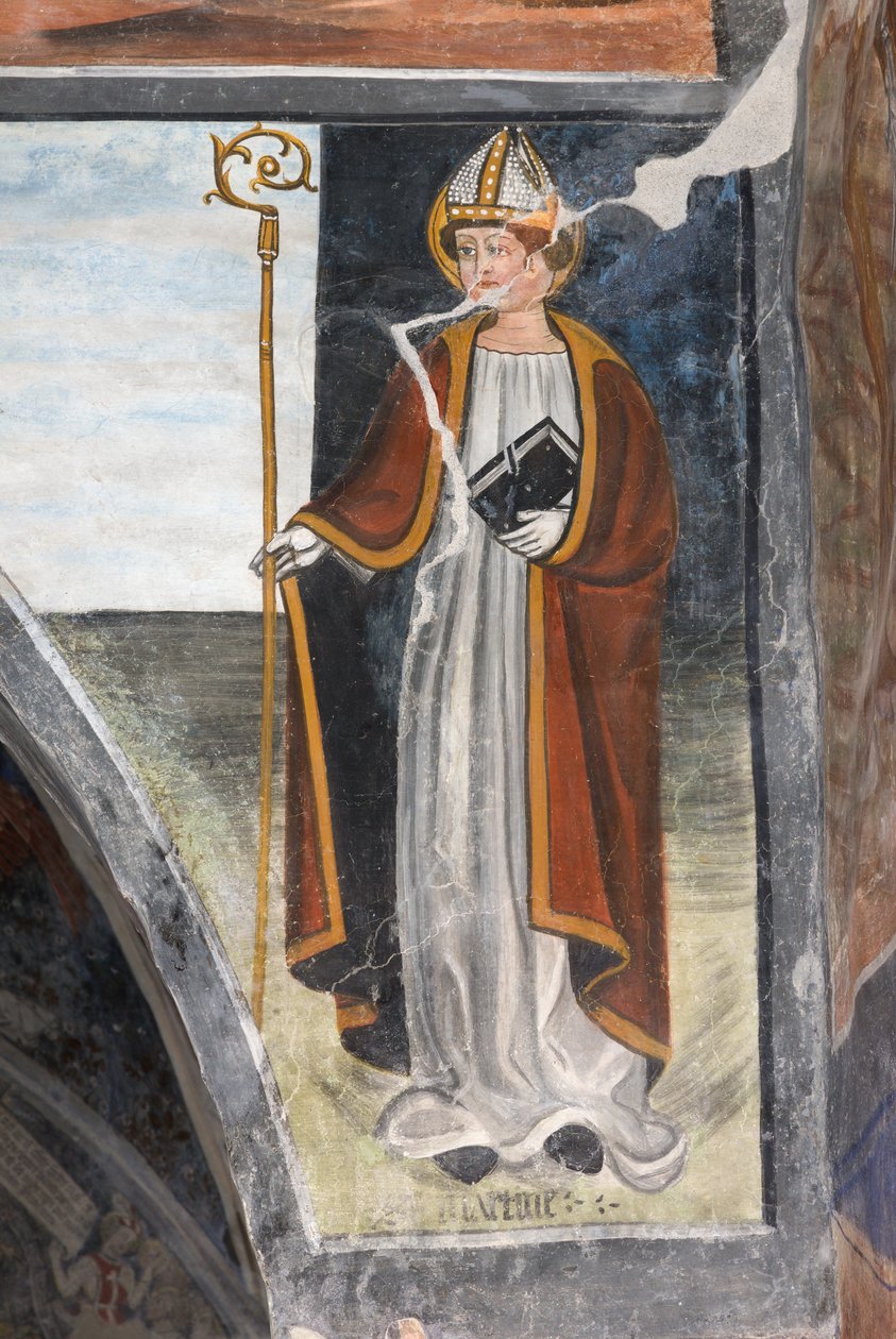 Heiliger Martin von Tours, römischer Bischof und Soldat von Giovanni di Cherasco Botoneri