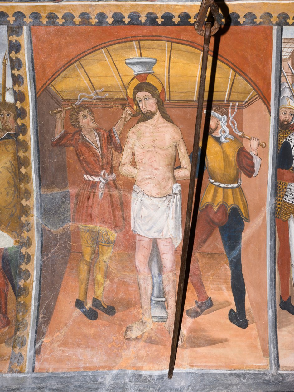 Geschichten der Passion Christi: Gegeißelter Jesus von Giovanni di Cherasco Botoneri