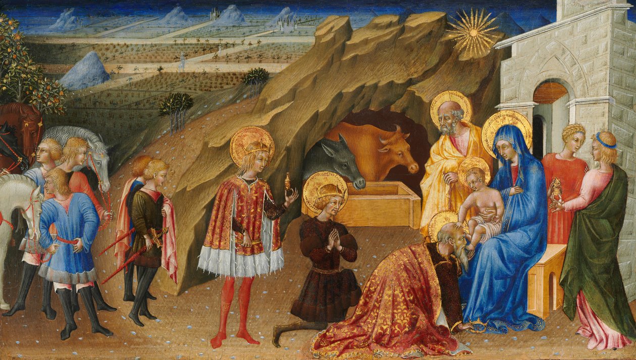 Die Anbetung der Könige von Giovanni di Paolo