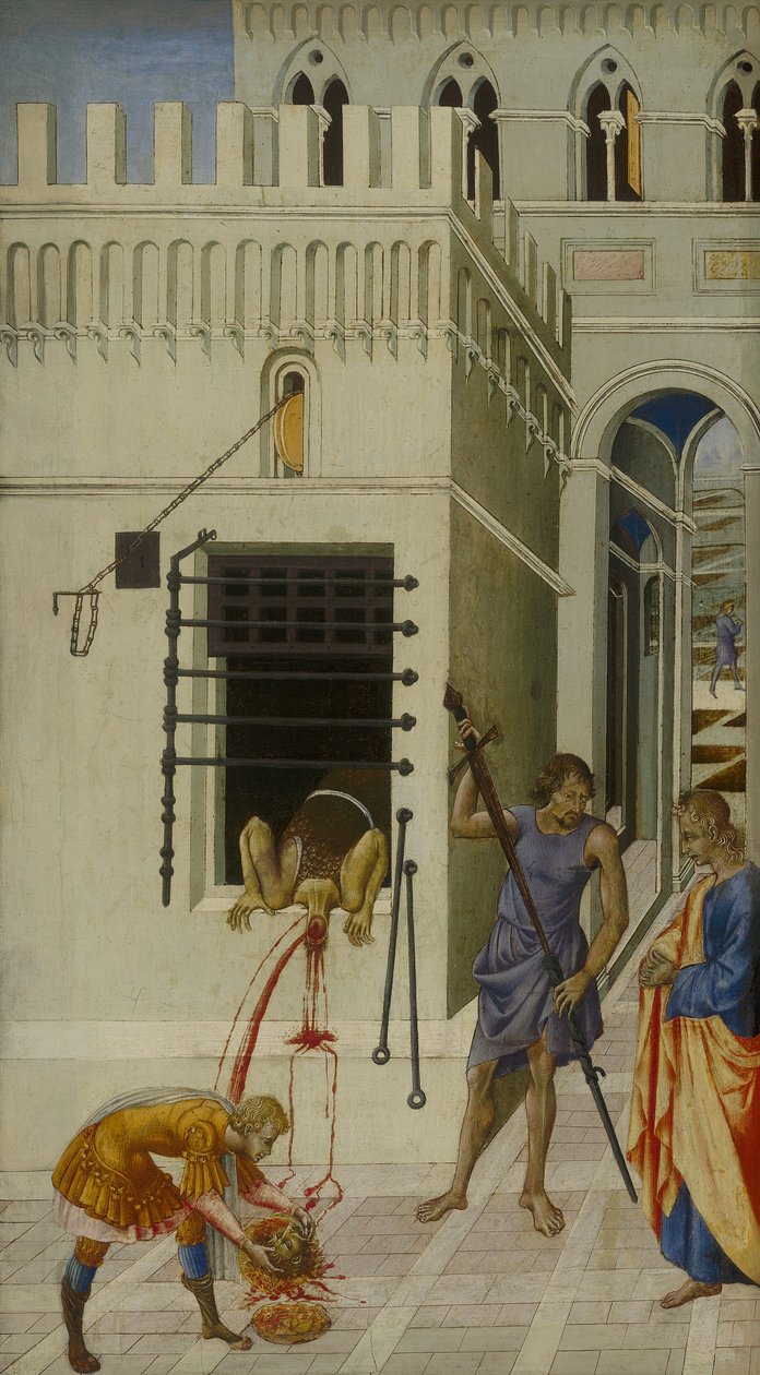 Die Enthauptung von Johannes dem Täufer von Giovanni di Paolo