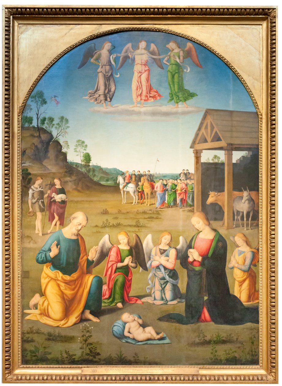 Die Anbetung der Heiligen Drei Könige von Giovanni di Pietro (c.1450 1529)