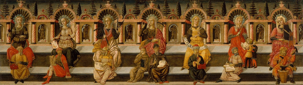 Die sieben freien Künste von Giovanni di Ser Giovanni,