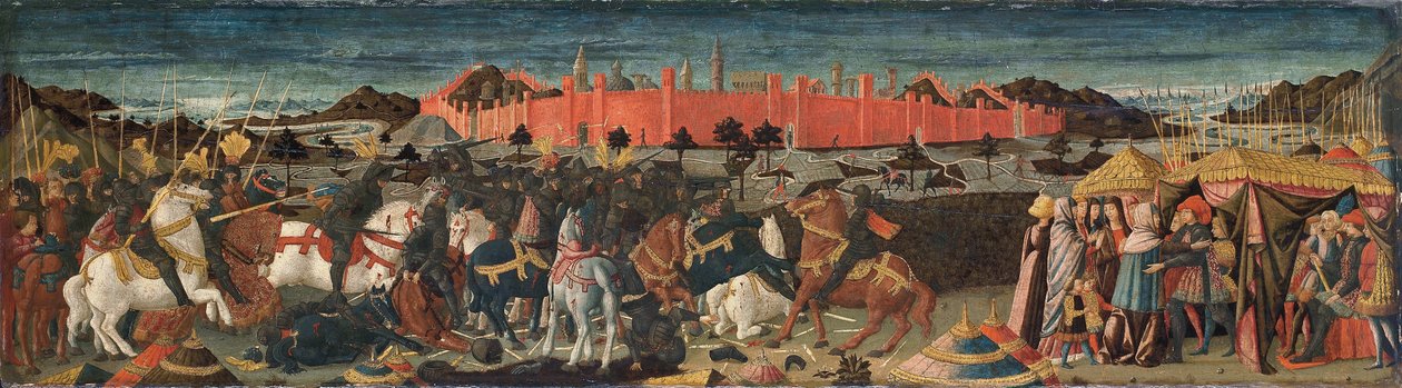 Die Geschichte von Coriolanus, von der Vorderseite eines Cassone von Giovanni di Ser Giovanni Scheggia