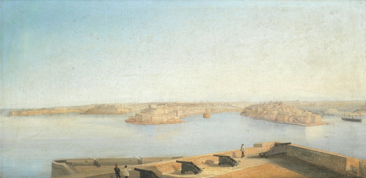 Girolamo Gianni, Die drei Städte und der Große Hafen, Malta von Girolamo Gianni