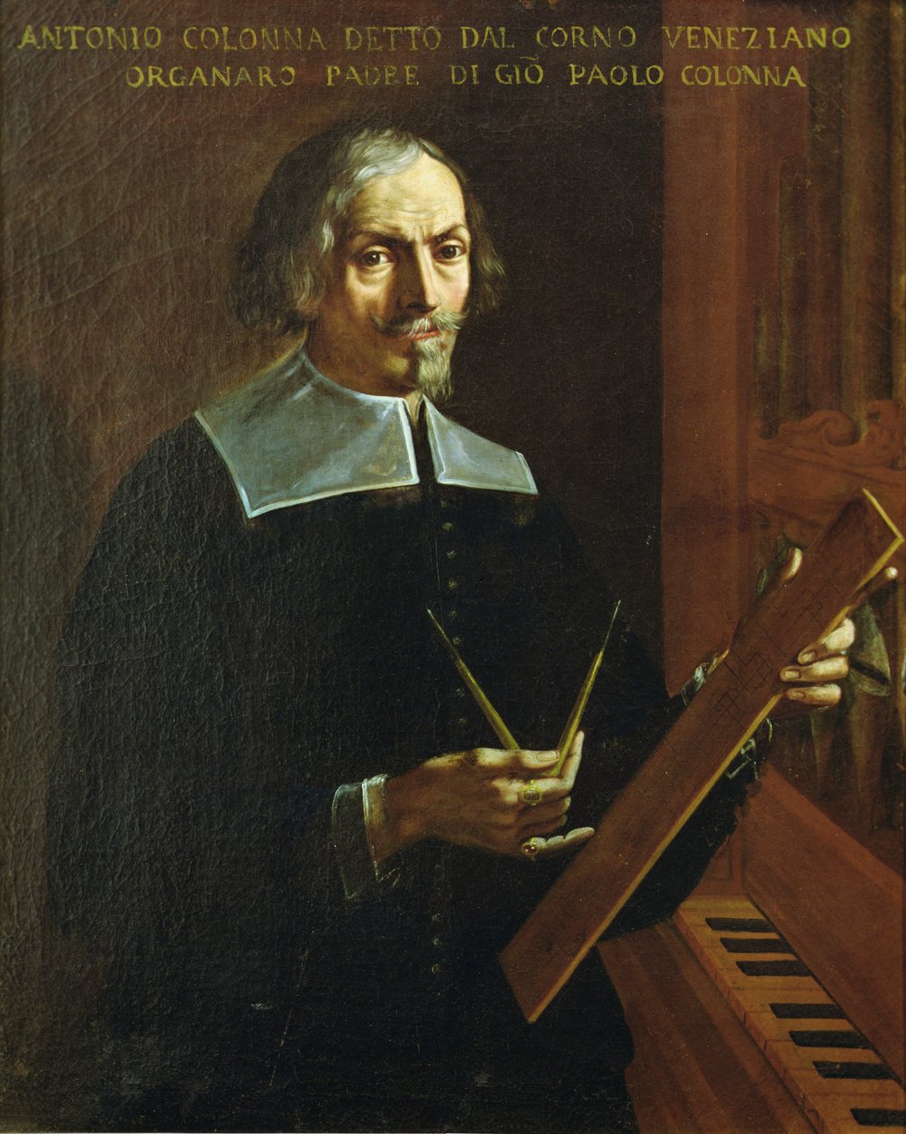 Porträt von Antonio Colonna von Giuliano Dinarelli