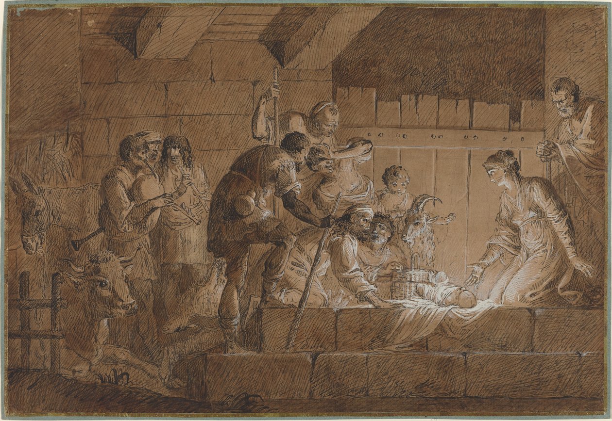 Die Geburt Christi von Giuliano Traballesi