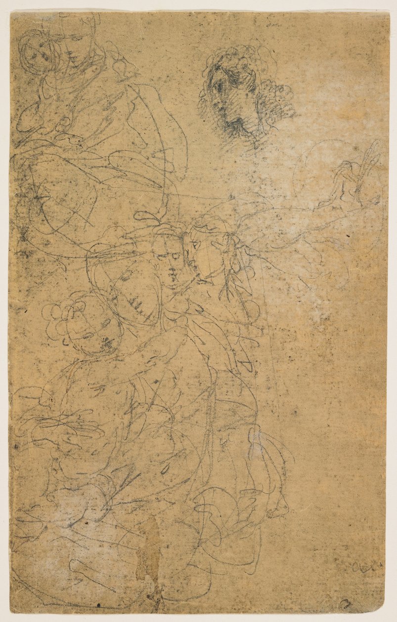 Studien der Madonna und des Kindes von Giulio Cesare Procaccini