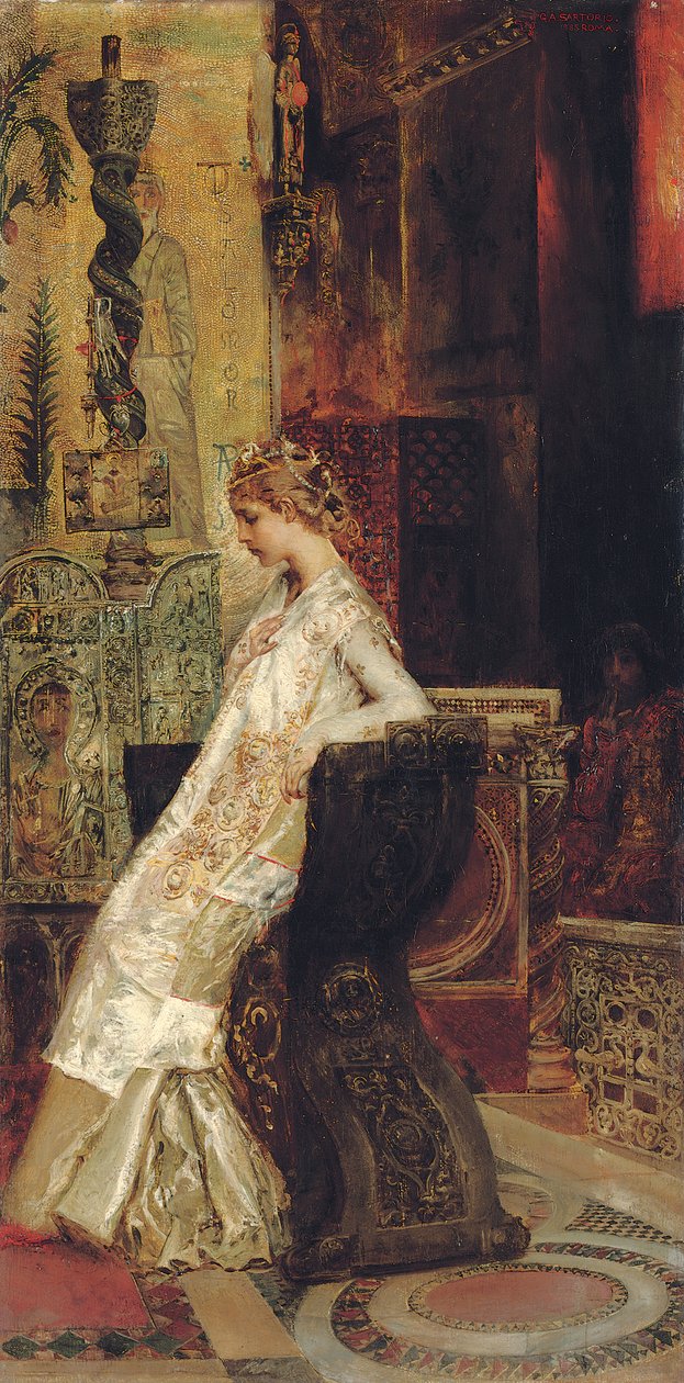 Heilige Liebe von Giulio Aristide Sartorio