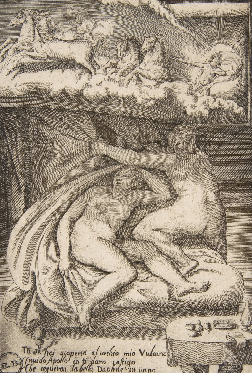 Venus und Mars entdeckt von Apollo, aus 