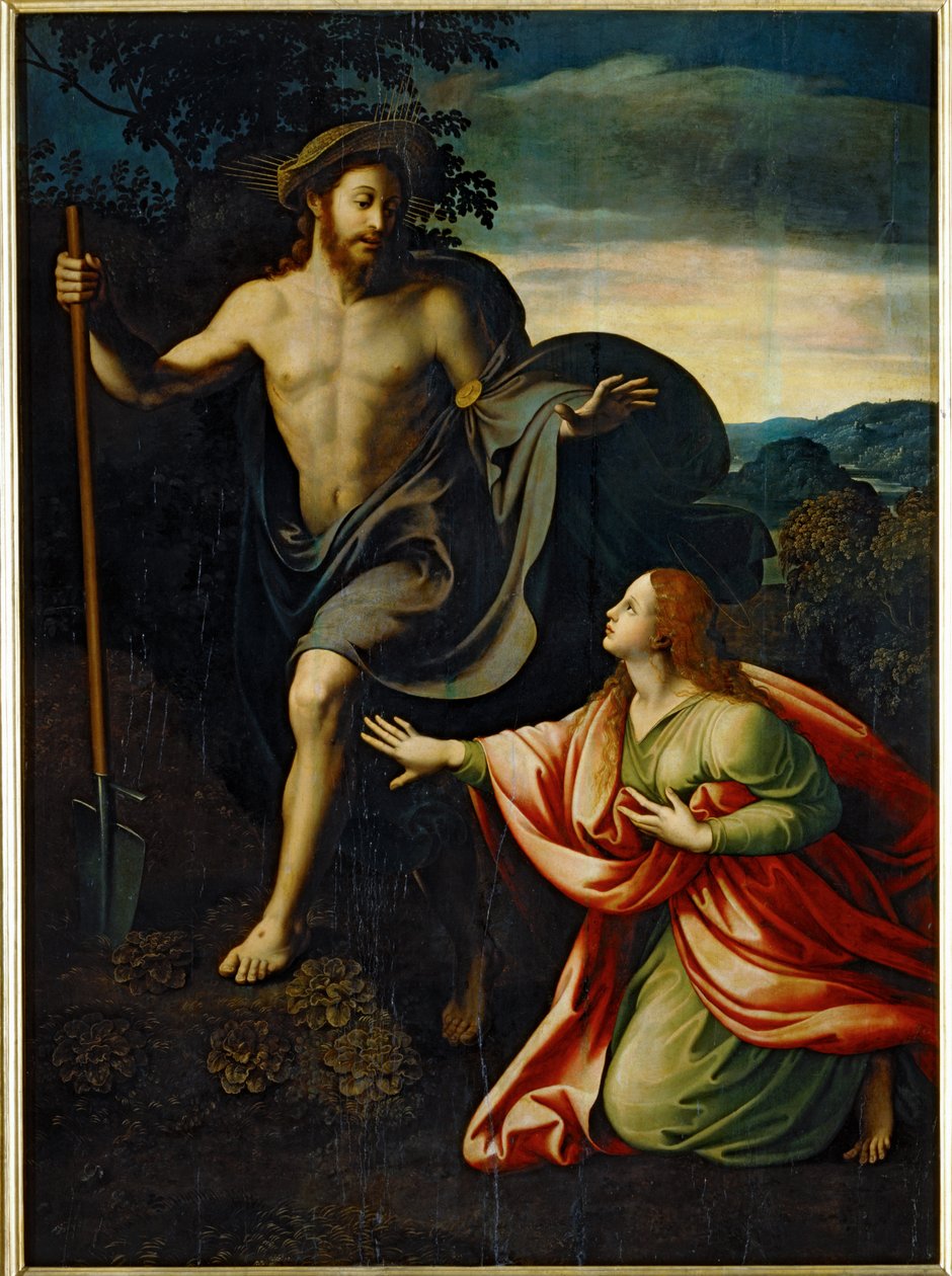 Noli me tangere, Christus erscheint der heiligen Maria Magdalena nach der Auferstehung von Giulio Romano