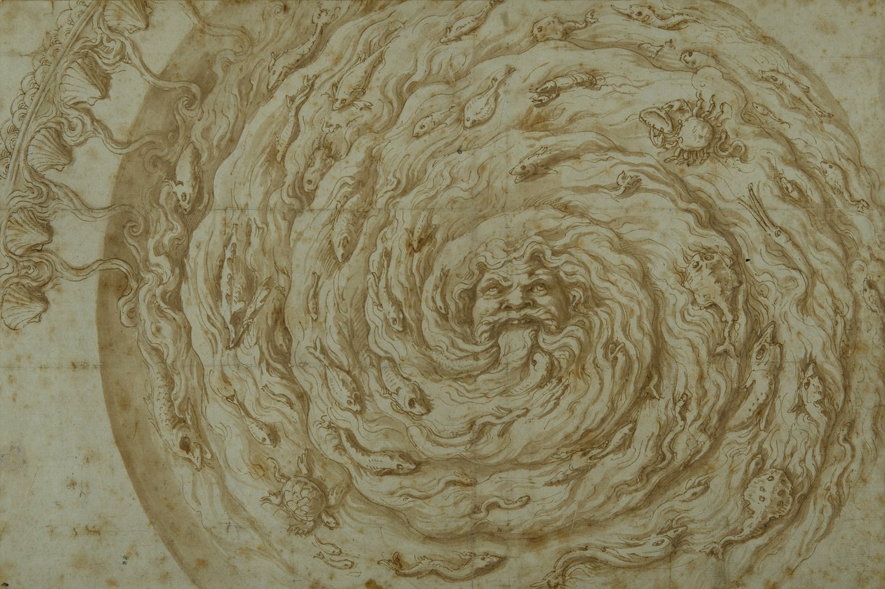 Der Strom Oceanus von Giulio Romano
