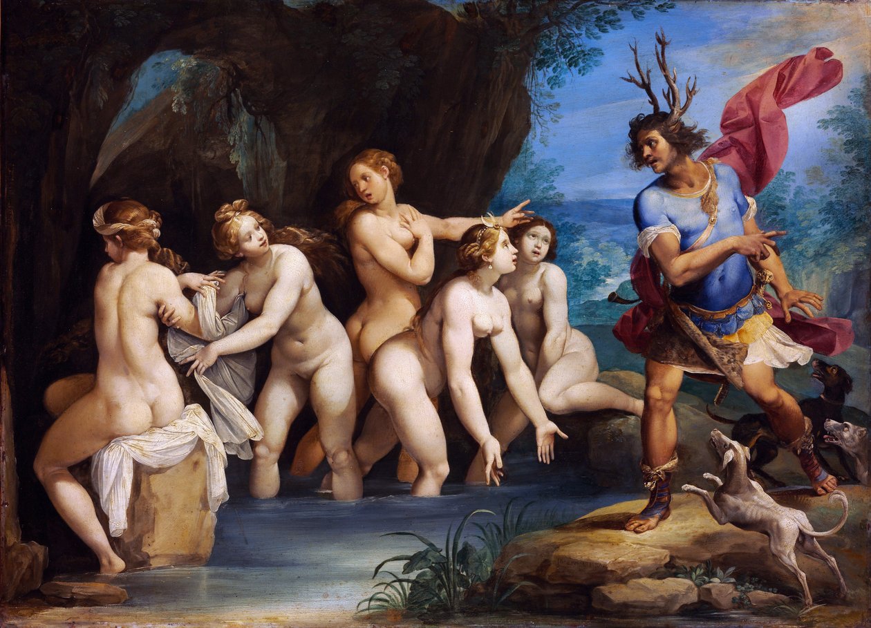 Diana und Actaeon (ca. 1604) von Giuseppe Cesari