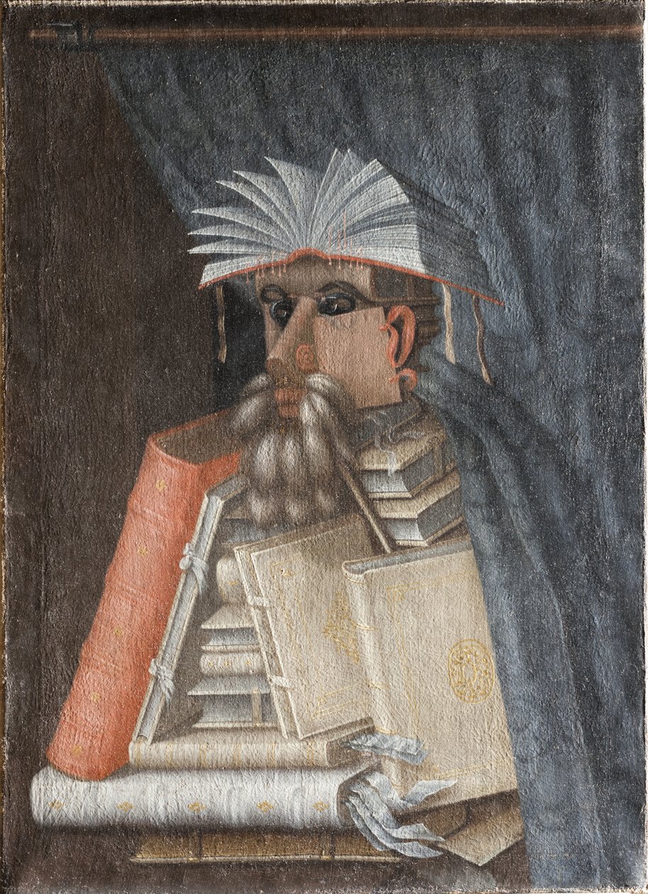 Der Bibliothekar von Giuseppe Arcimboldo