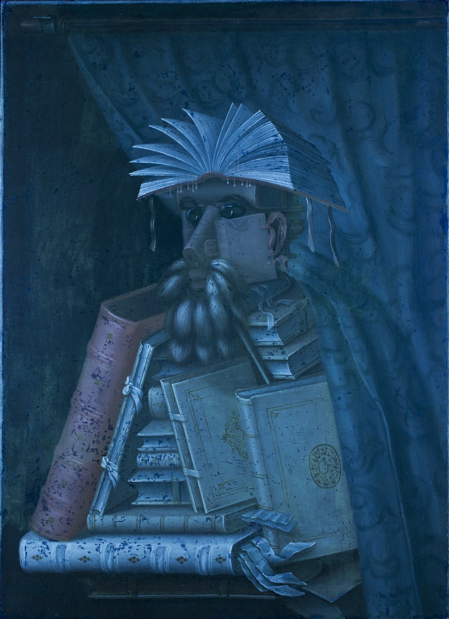 Der Bibliothekar von Giuseppe Arcimboldo