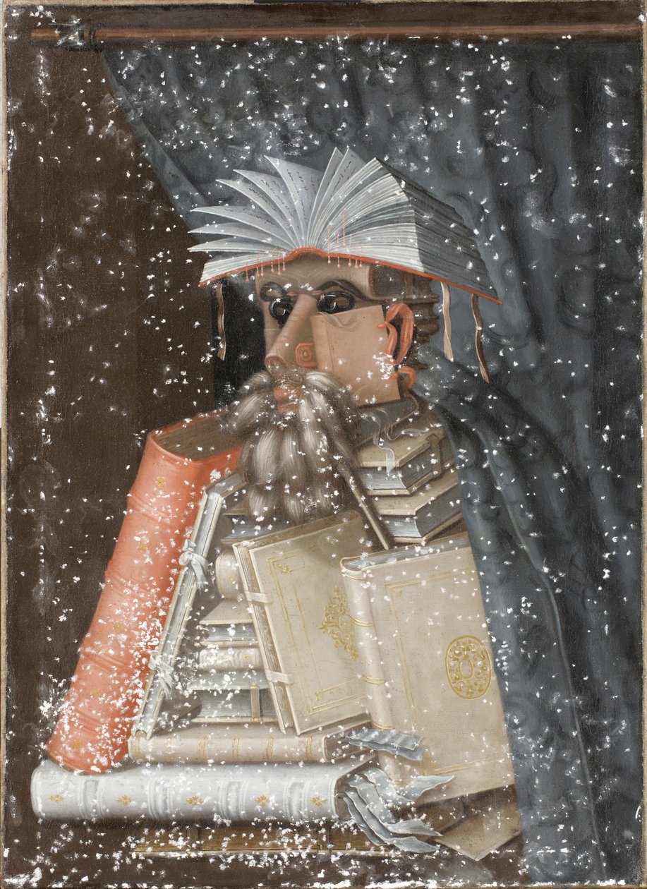 Der Bibliothekar von Giuseppe Arcimboldo
