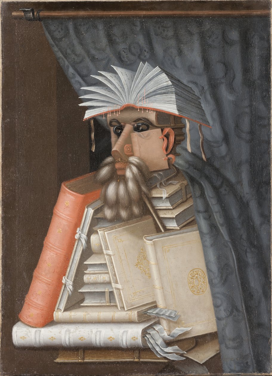 Der Bibliothekar von Giuseppe Arcimboldo