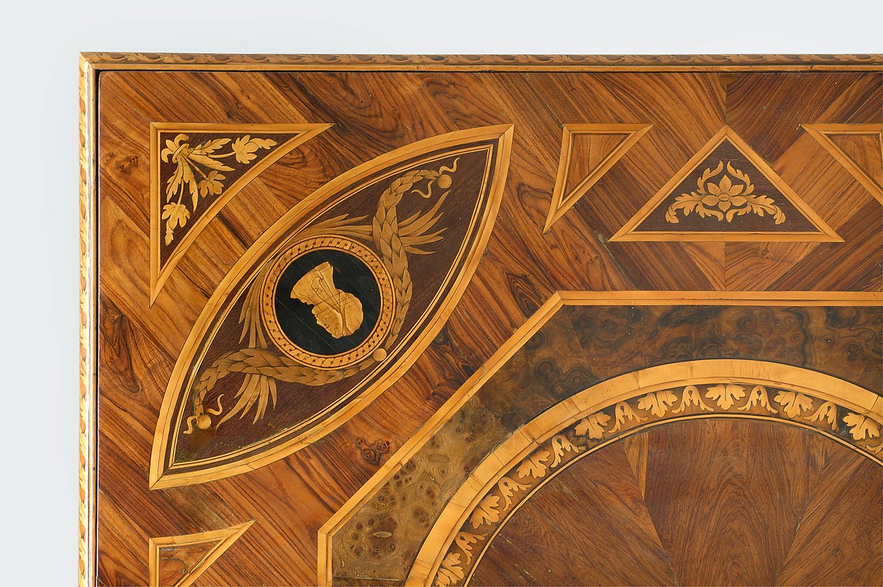 Detail der Tischplatte von Giuseppe Maggiolini