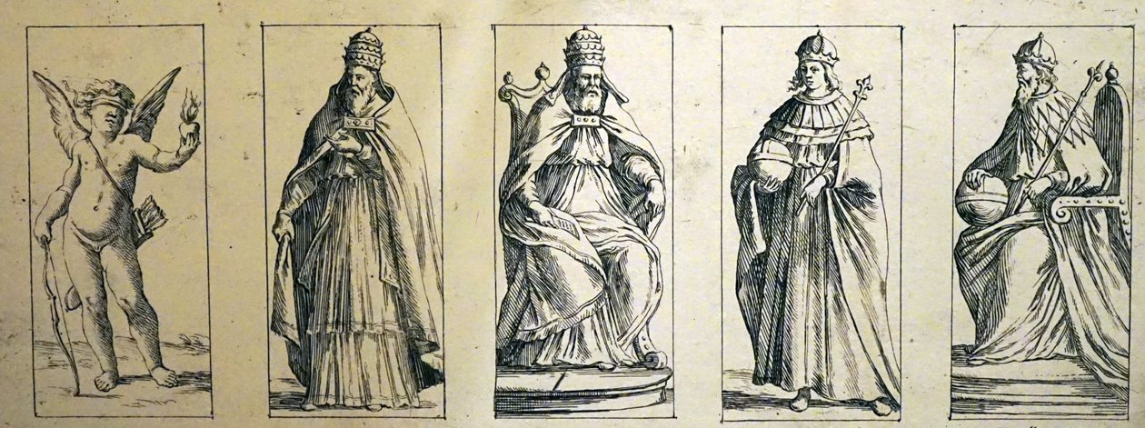 Tarotkarten aus dem 17. Jahrhundert von Giuseppe Maria Mitelli von Giuseppe Maria Mitelli