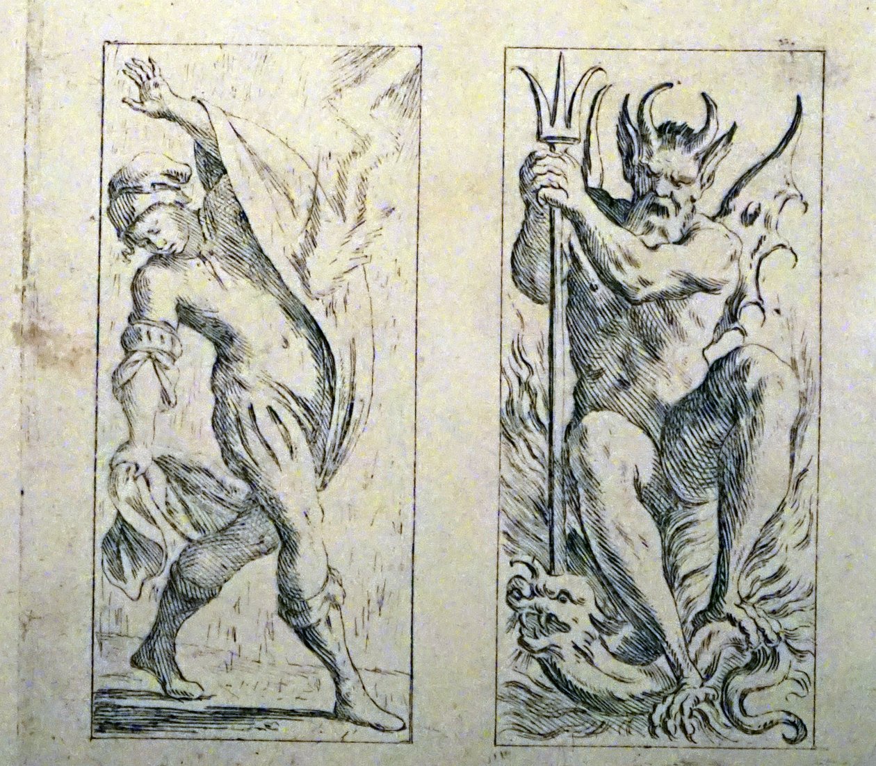 Tarotkarten aus dem 17. Jahrhundert von Giuseppe Maria Mitelli von Giuseppe Maria Mitelli