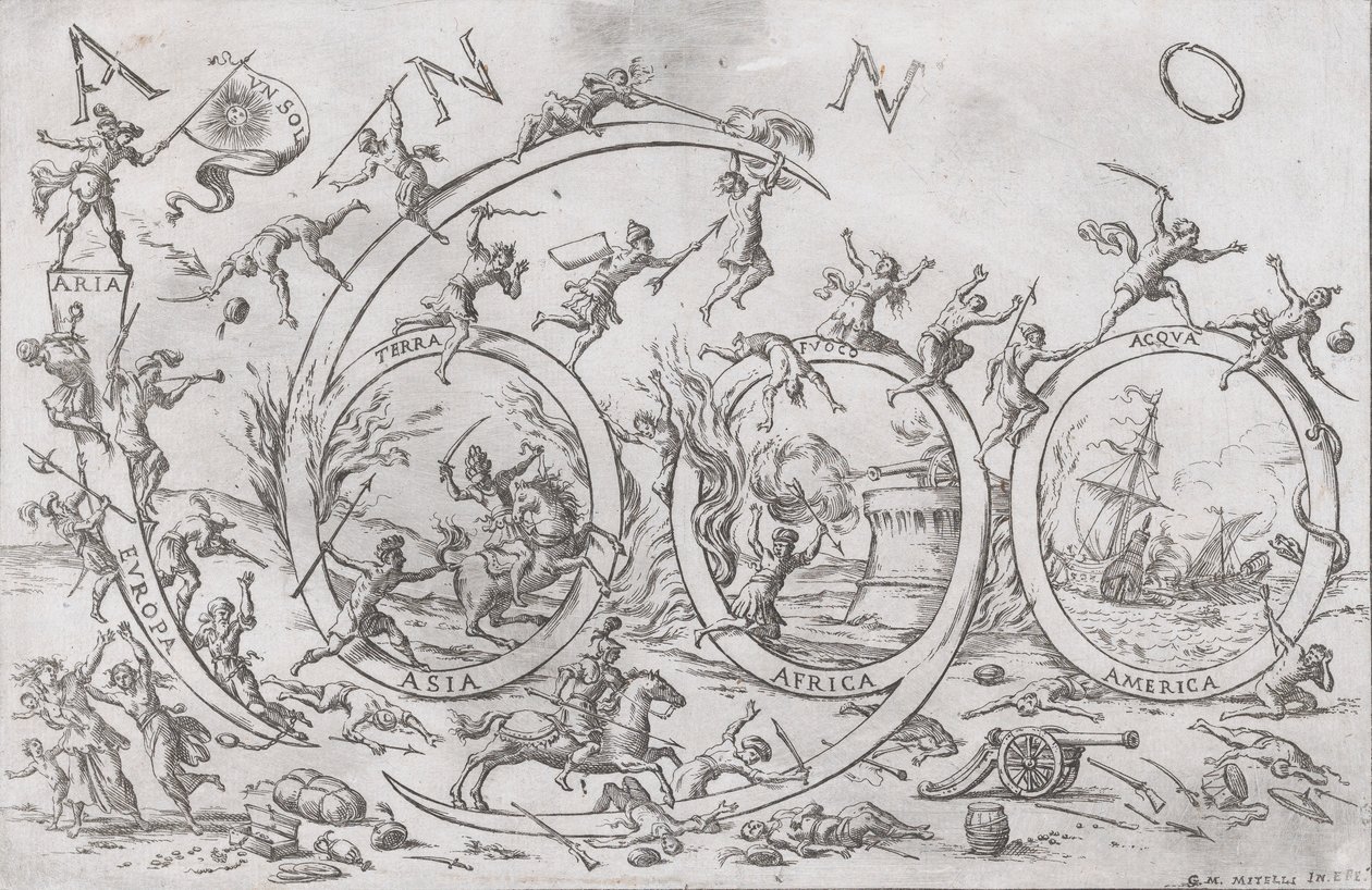 Anno 1690 das Jahr 1690..., ca. 1690 von Giuseppe Maria Mitelli