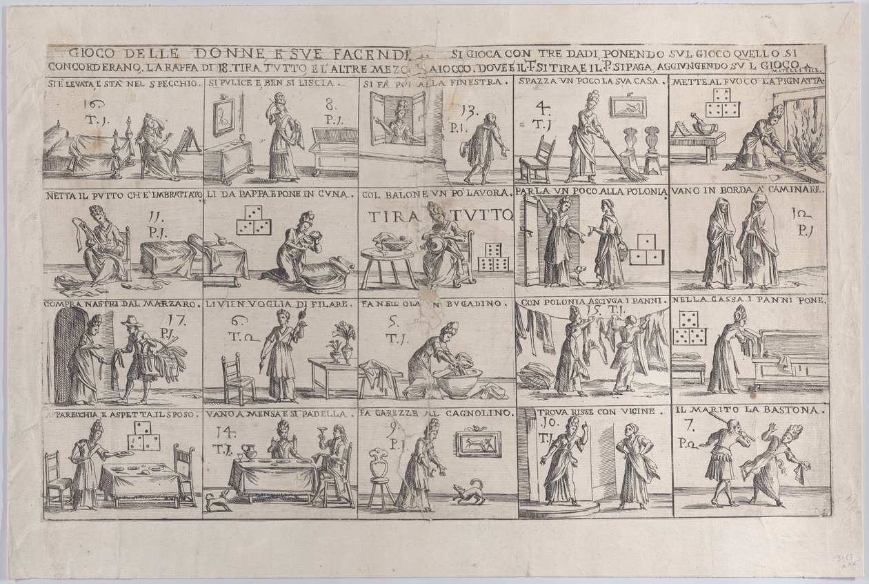 Gioco Delle Donne, E Sue Facende von Giuseppe Maria Mitelli
