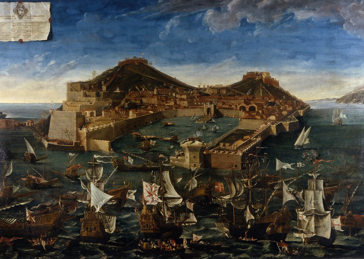 Porto Ferraio (Elba), Gemälde von G.M. Terreni von Giuseppe Maria Terreni