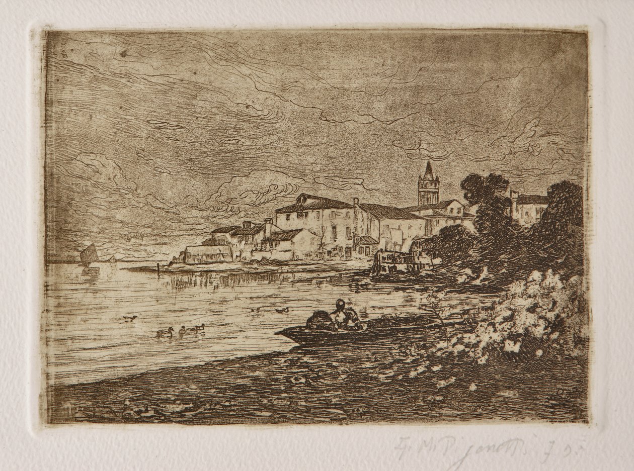 Venezianische Lagune von Giuseppe Miti Zanetti
