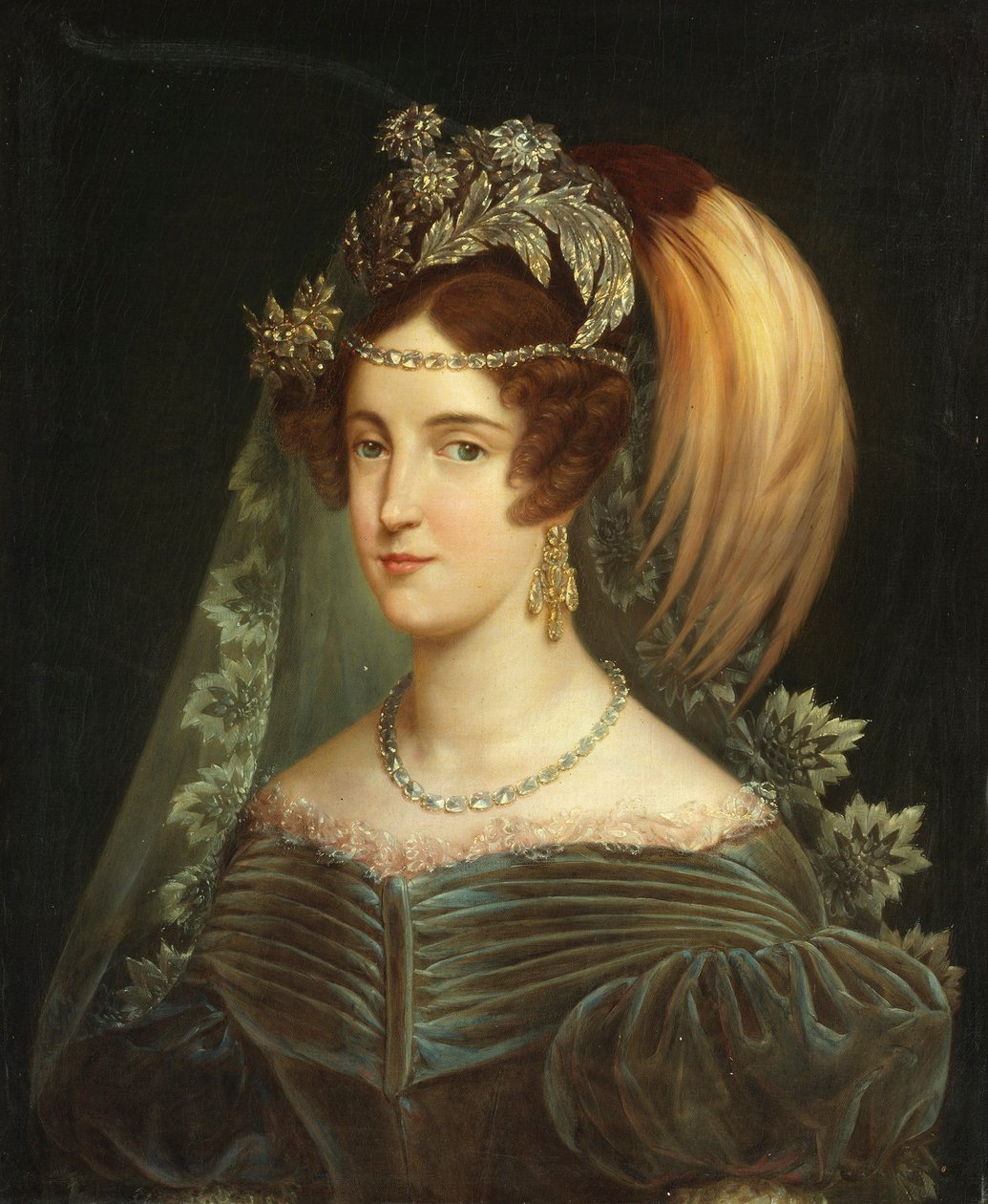 Porträt von Maria Cristina von Savoyen, Königin der beiden Sizilien, 1830 von Giuseppe Navarra
