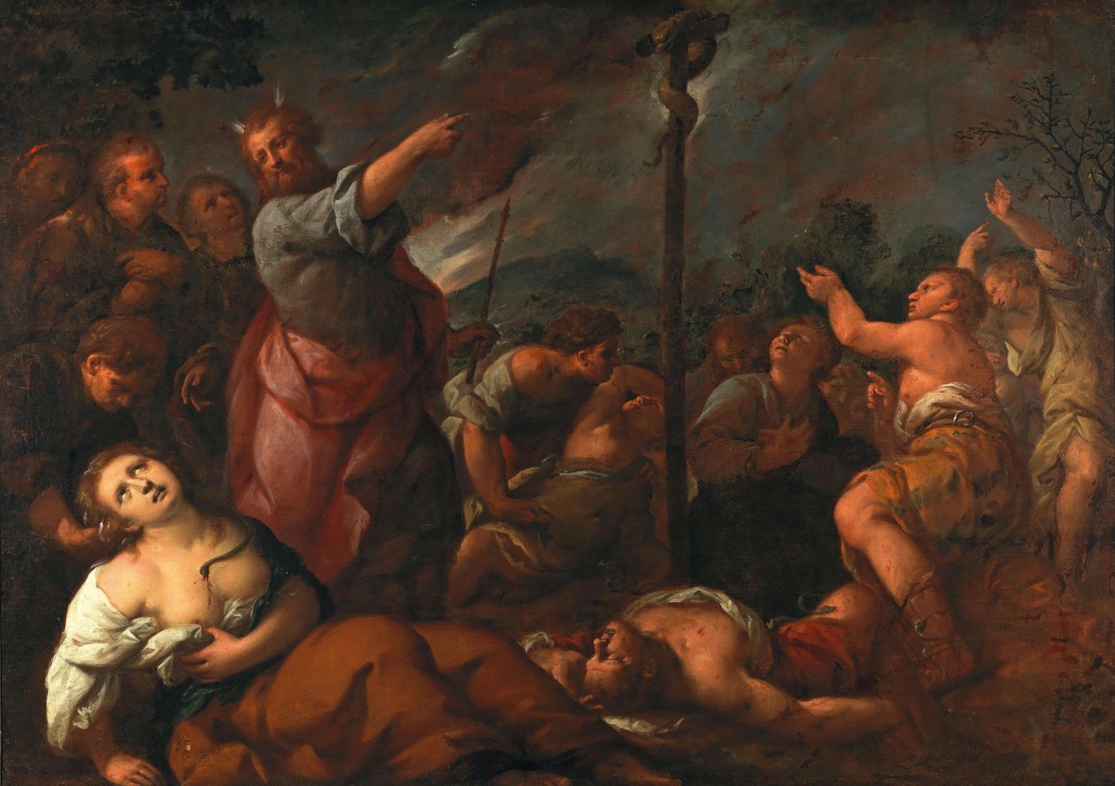 Moses und die eherne Schlange von Giuseppe Nuvolone von Giuseppe Nuvolone