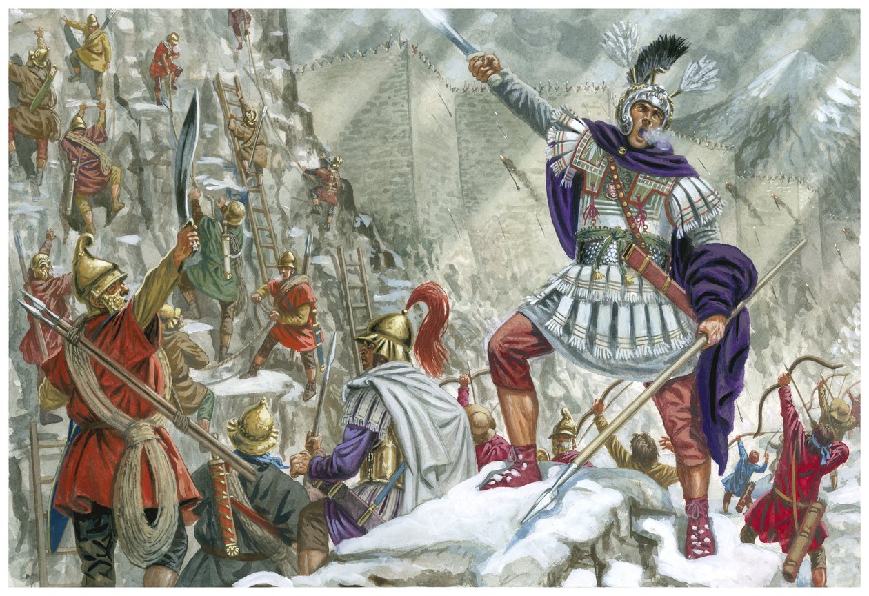 Alexander der Große am Eisernen Tor (Zentralasien) von Giuseppe Rava