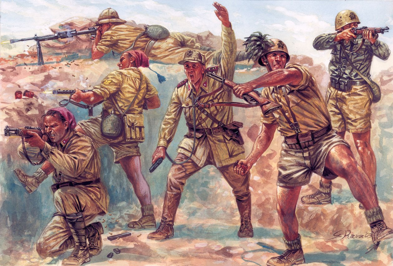 Zweiter Weltkrieg: Italienische Bersaglieri in Libyen während der italienischen Besatzung zwischen 1934 und 1943 von Giuseppe Rava