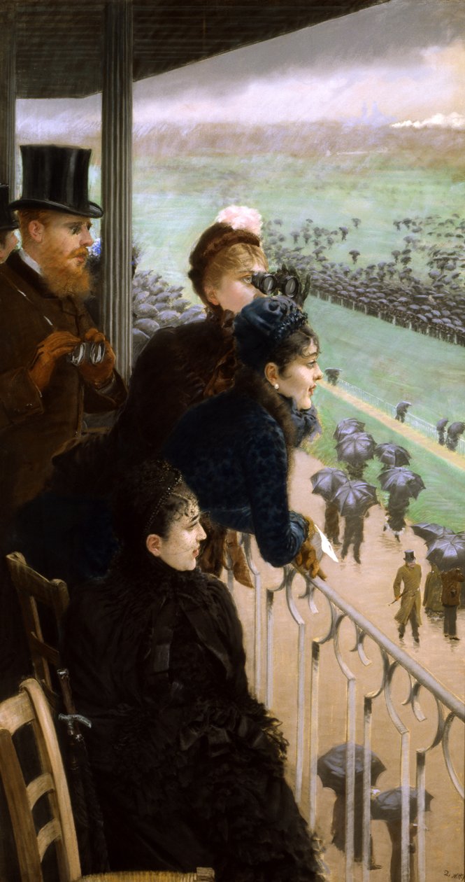 Rennbahn im Bois de Boulogne von Giuseppe de Nittis