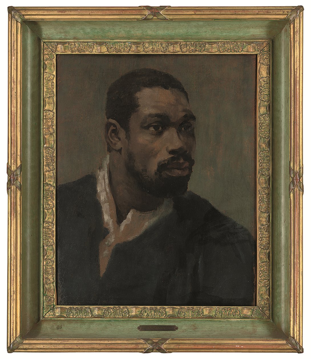Kopf eines Schwarzen von Glyn Warren Philpot