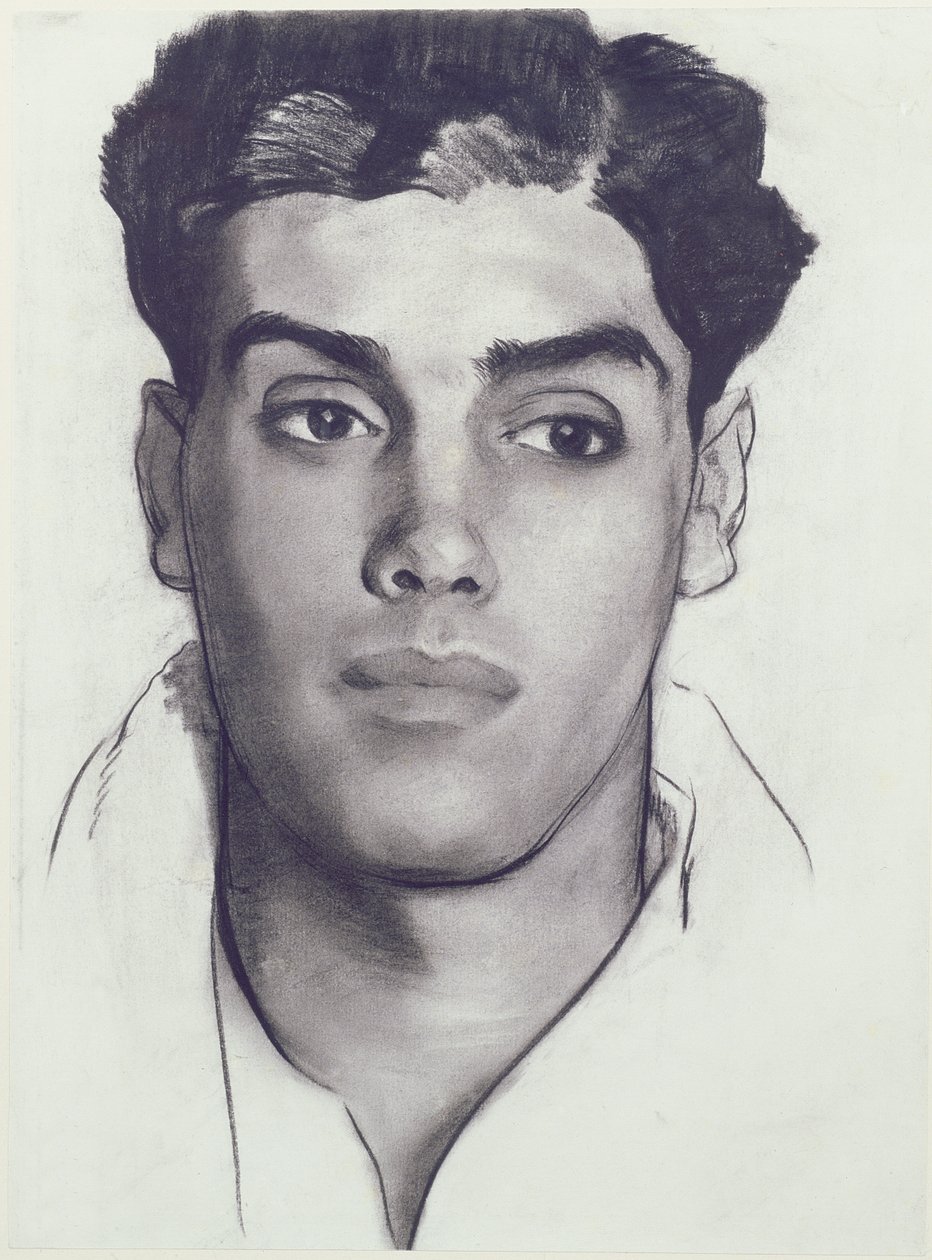 Kopf eines jungen Mannes von Glyn Warren Philpot