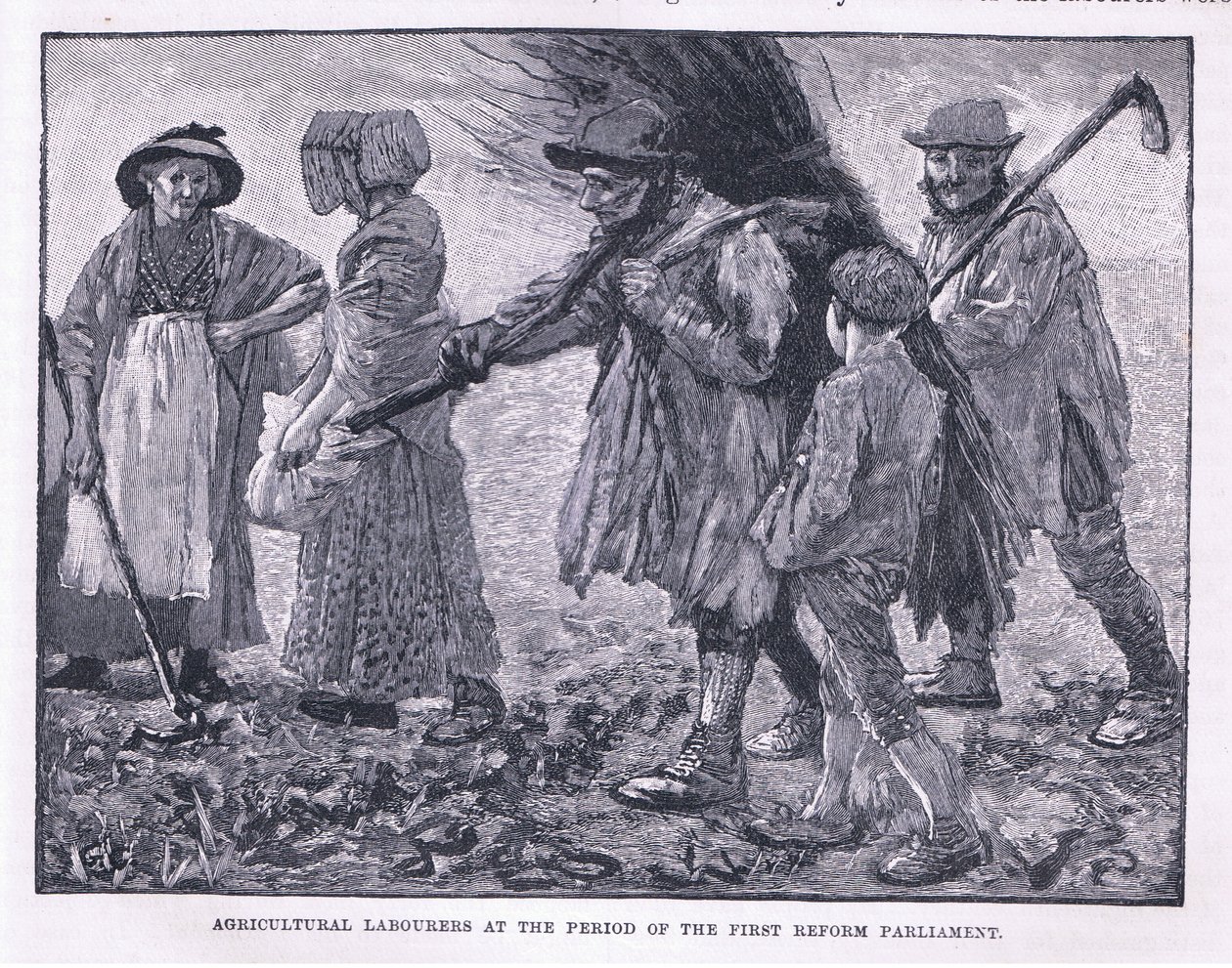 Landarbeiter zur Zeit der ersten Parlamentsreform von Godfrey C. Hindley