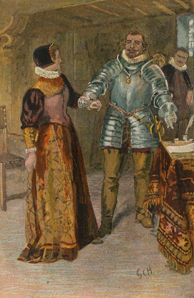 Königin Mary und die Krone von Schottland von Godfrey C. Hindley