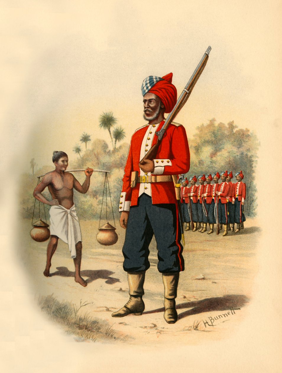 Erste Madras-Pioniere, 1890 von Godfrey Douglas Giles