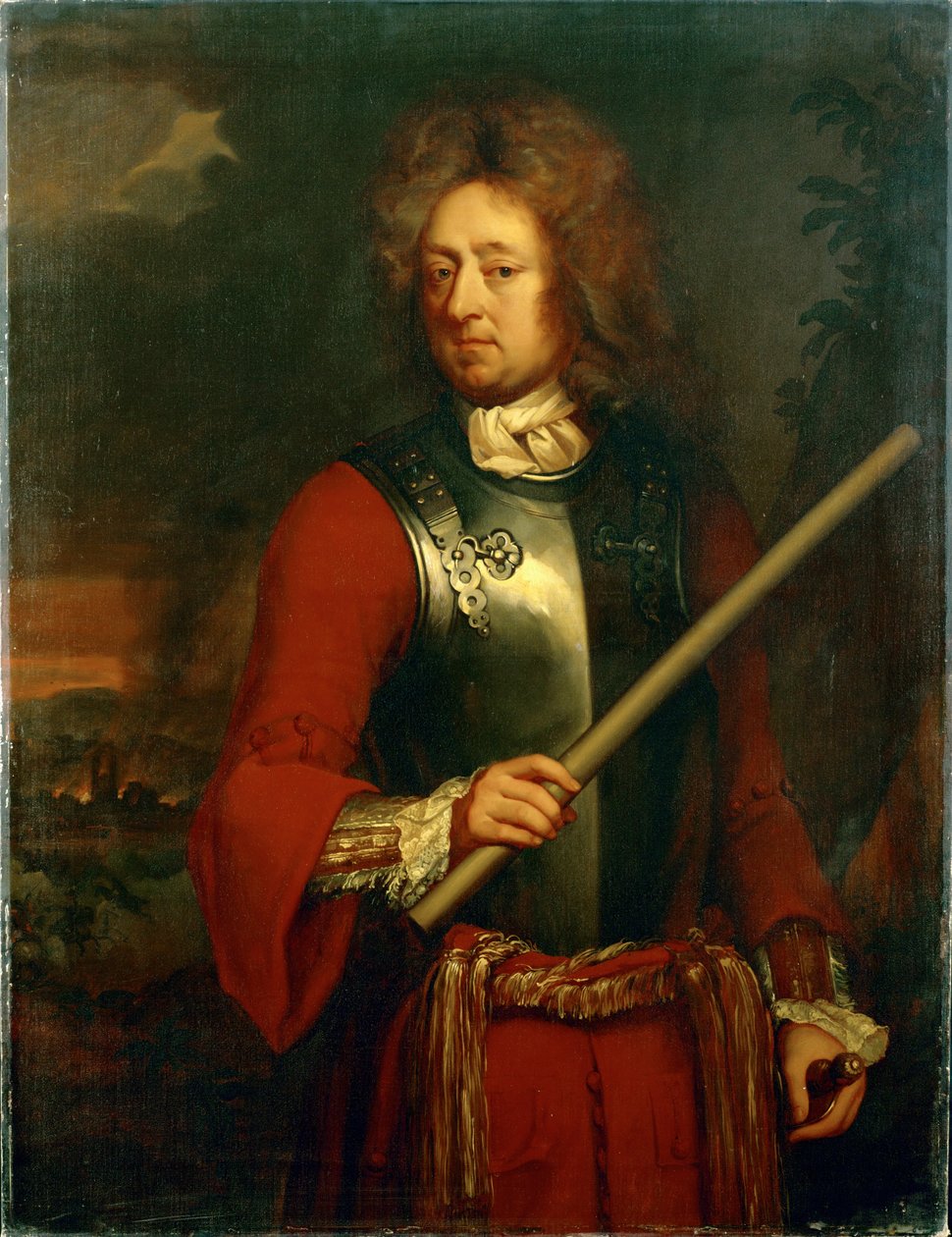 John Churchill, Herzog von Marlborough, Kommandant im Spanischen Erbfolgekrieg, Siege über die französischen Armeen in Blenheim von Godfrey Kneller