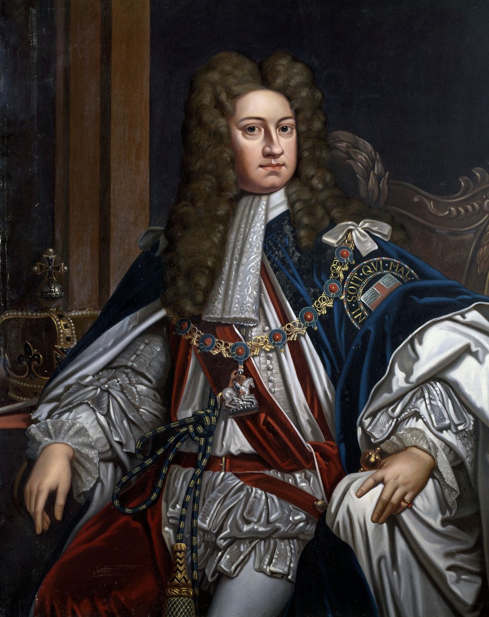 Porträt von George I., König von Großbritannien (1660-1727) von Godfrey Kneller