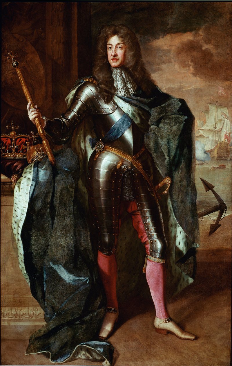 Porträt von König James II. von England (1633-1701) von Godfrey Kneller