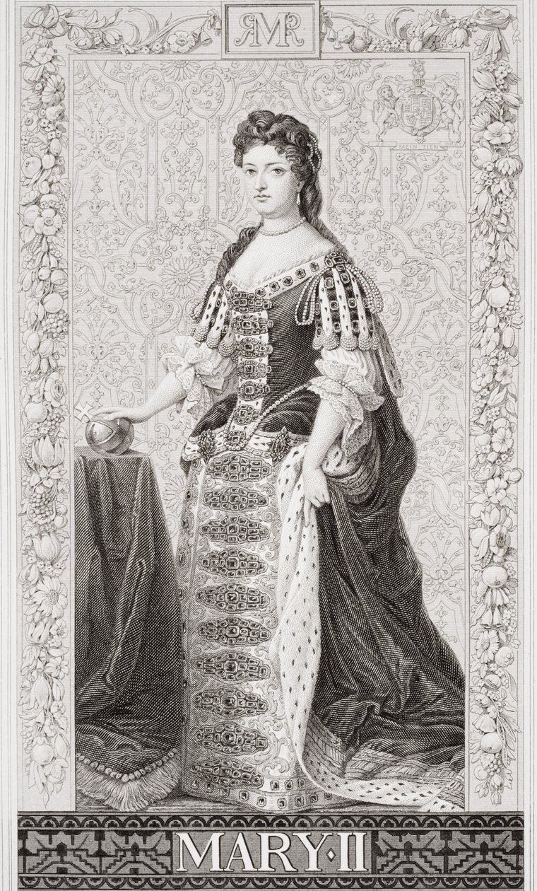 Königin Maria II. (1662-94) aus 