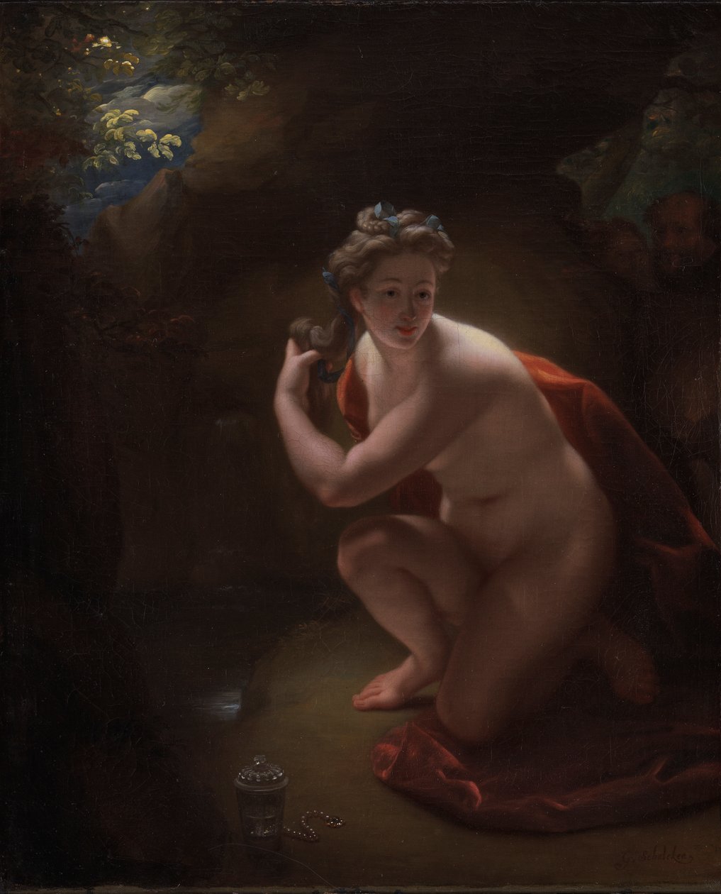 Susanna und die Ältesten von Godfried Schalcken