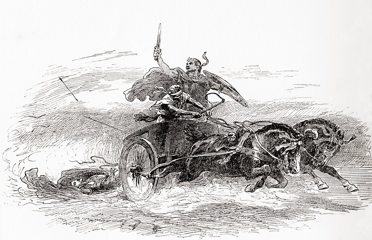 Szene aus William Shakespeares Stück Troilus und Cressida, aus Die Werke von William Shakespeare, veröffentlicht 1896 von Gordon Frederick Browne