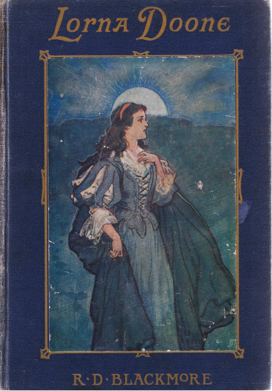 Titelseitengestaltung, aus Lorna Doone, veröffentlicht von W & R Chambers Ltd von Gordon Frederick Browne