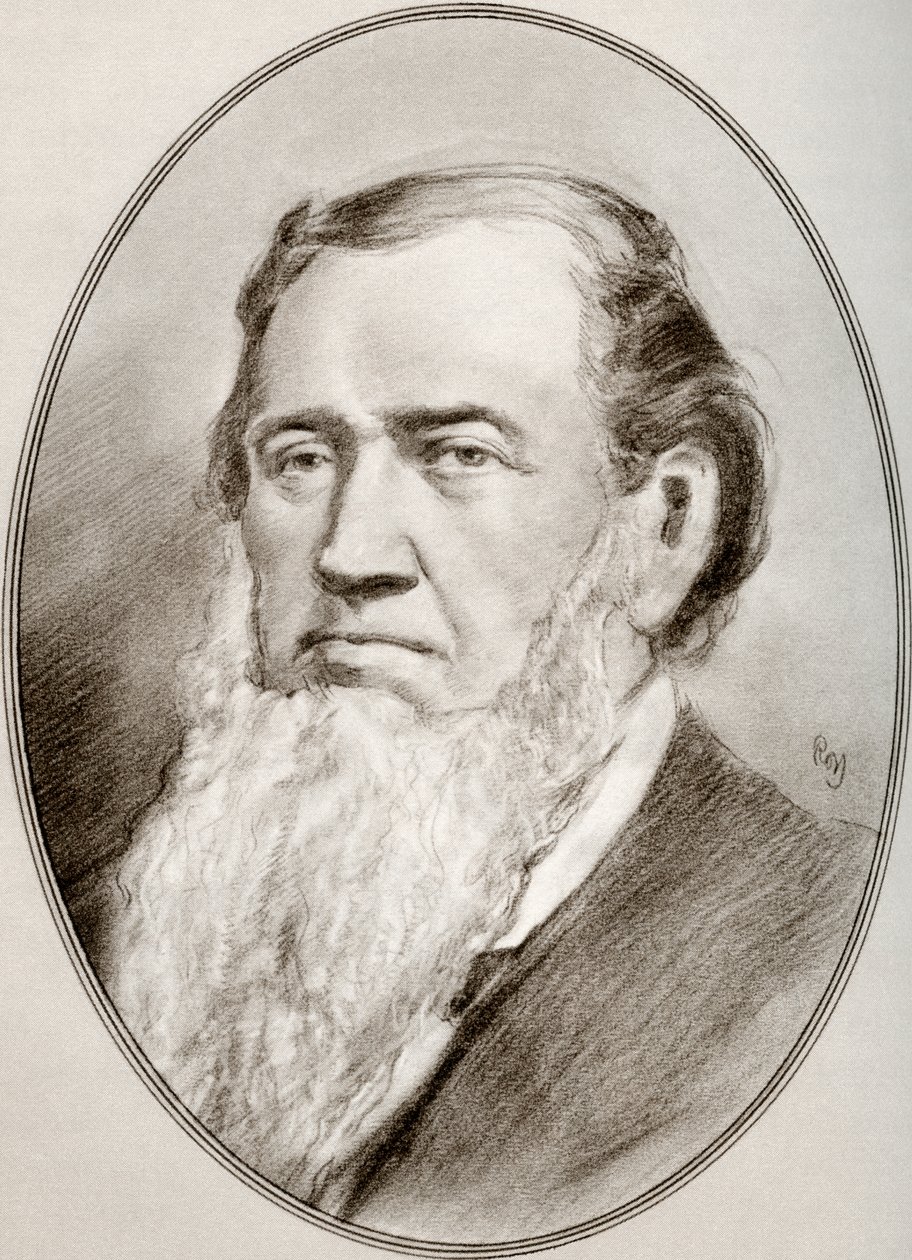 Brigham Young, aus Living Biographies of Religious Leaders von Gordon Ross