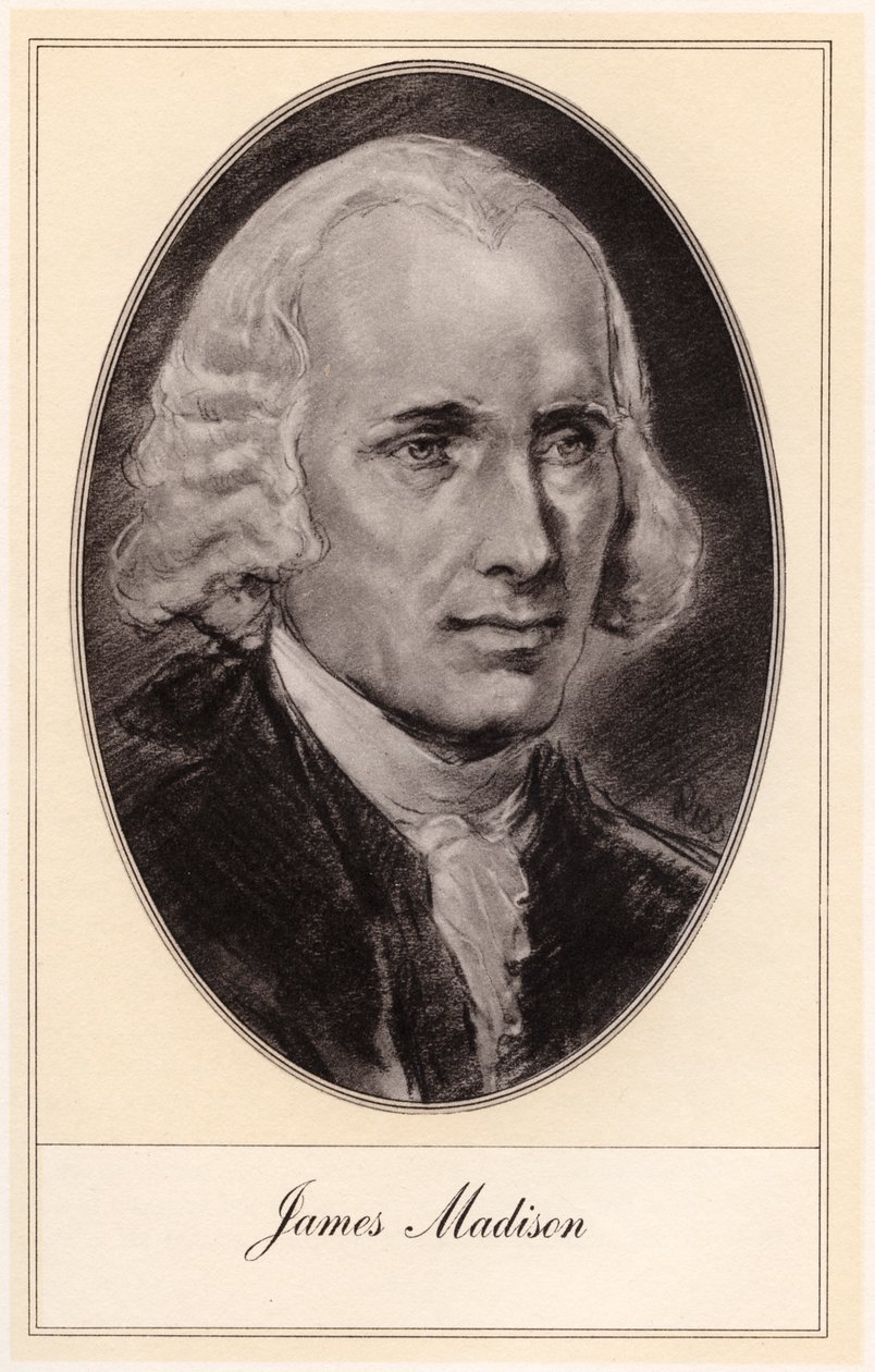 James Madison, vierter Präsident der Vereinigten Staaten, frühes 20. Jahrhundert von Gordon Ross